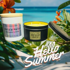 Ohi’a’ai Mai’a Candle